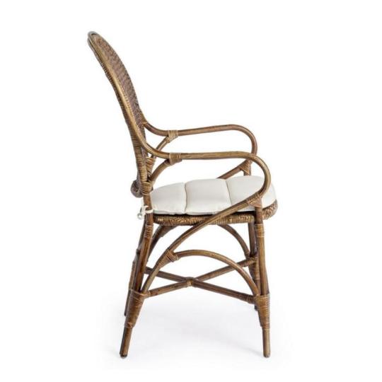 oblukova ratanova stolicka s prepracovanymi detailmi prirodna hneda stolicka country vintage rustikalna jedalenska stolicka mediteranska balaton kuchyna provensalska skandinavska prirodna.jpg